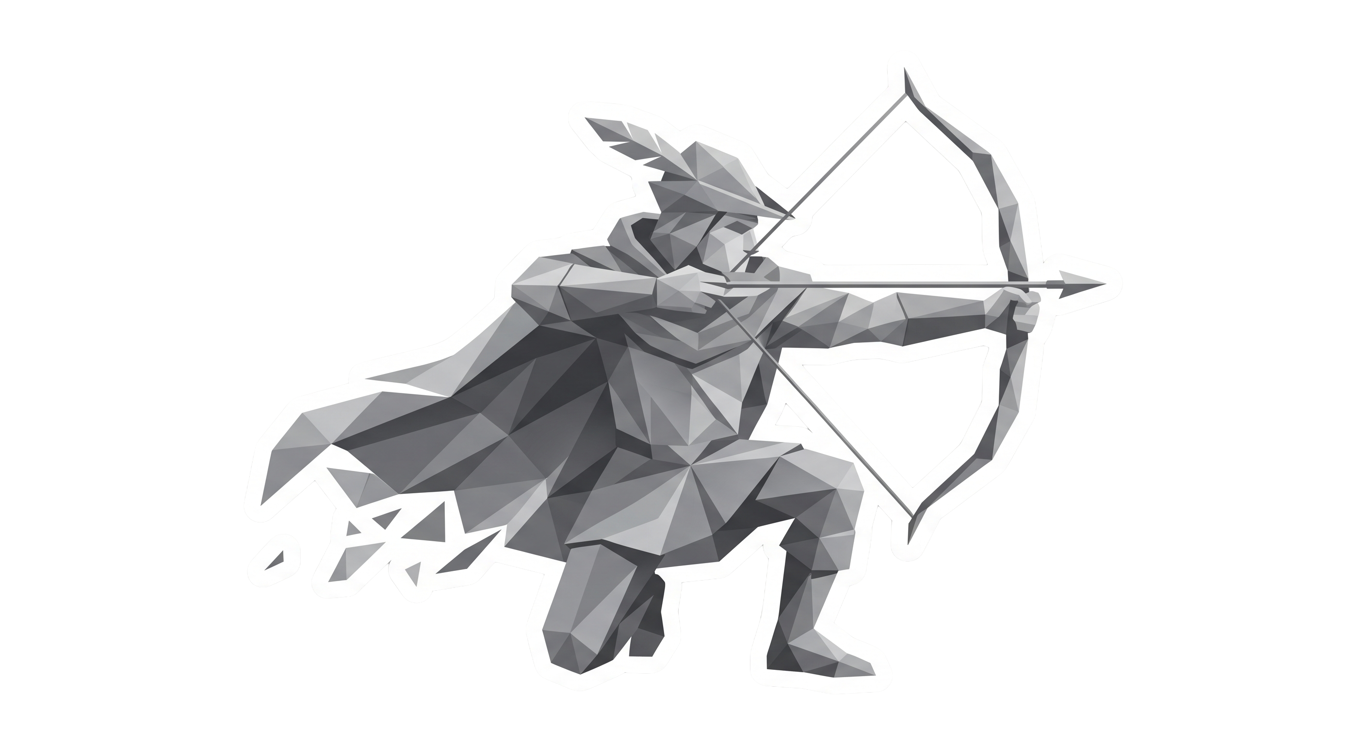 Robin — Charakter-Illustration als Low-Poly-Sticker